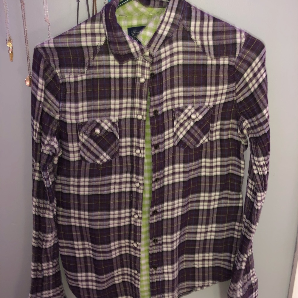 american eagle flannel